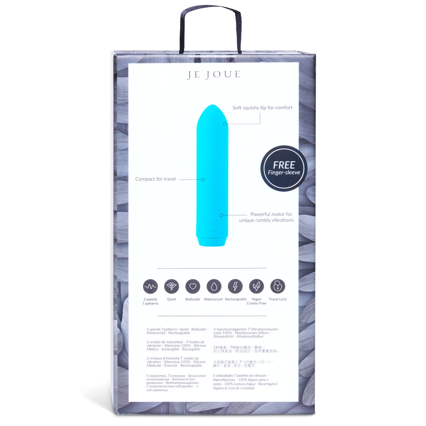 Je Joue Classic Rechargeable Bullet Vibrator Teal